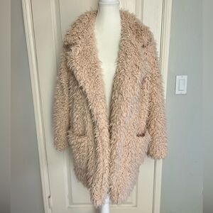 Sage the Label Penny Lane Fuzzy Faux Fur Cozy Jacket. Size Medium, NWOT.